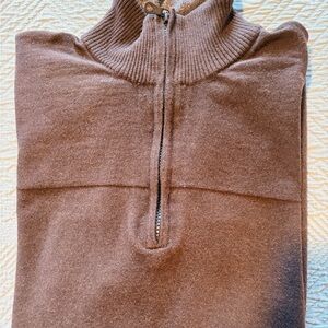 The North Face Men's Brown Zip-Up Sweater
